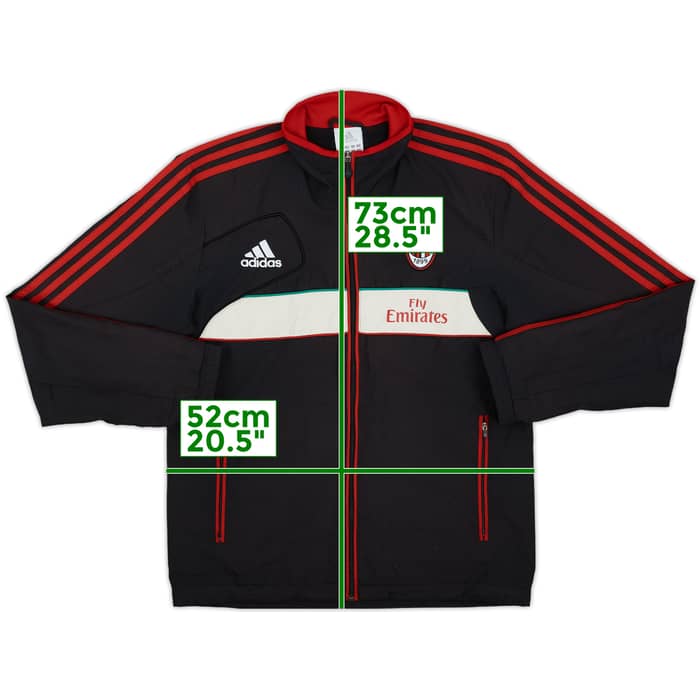 2012-13 AC Milan adidas Track Jacket - 6/10 - (S)