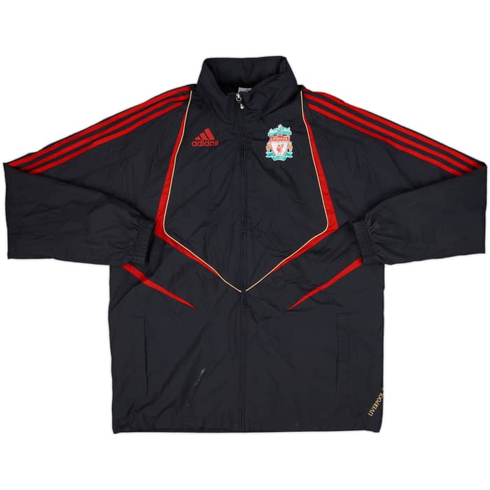 2009-10 Liverpool adidas Hooded Rain Jacket - 6/10 - (M)