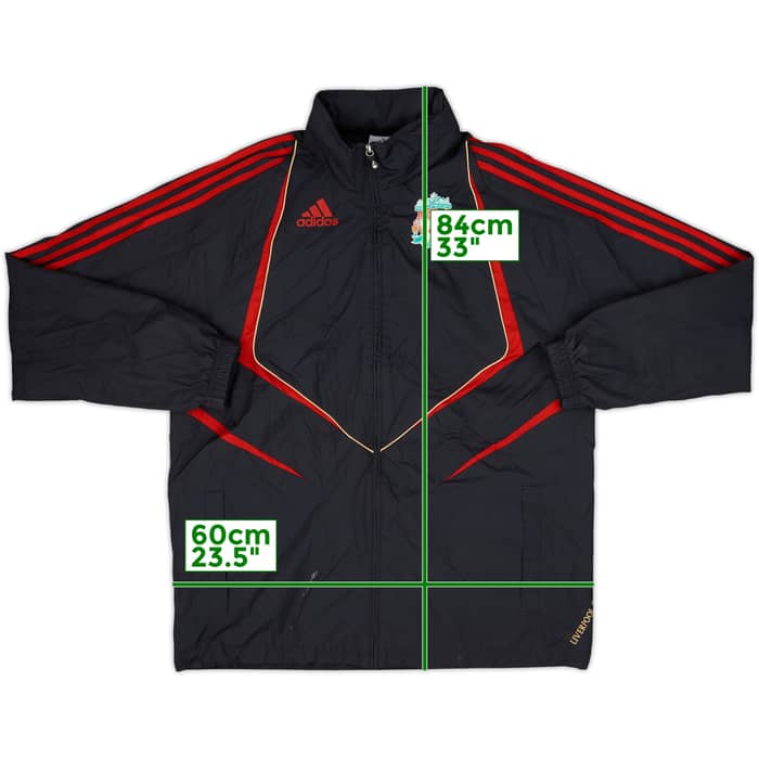 2009-10 Liverpool adidas Hooded Rain Jacket - 6/10 - (M)