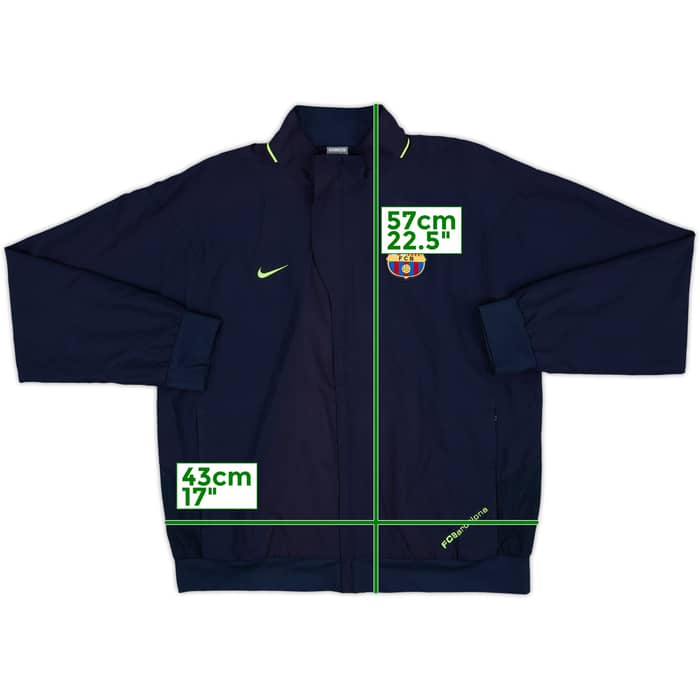 2007-08 Barcelona Nike Track Jacket - 9/10 - (XL)