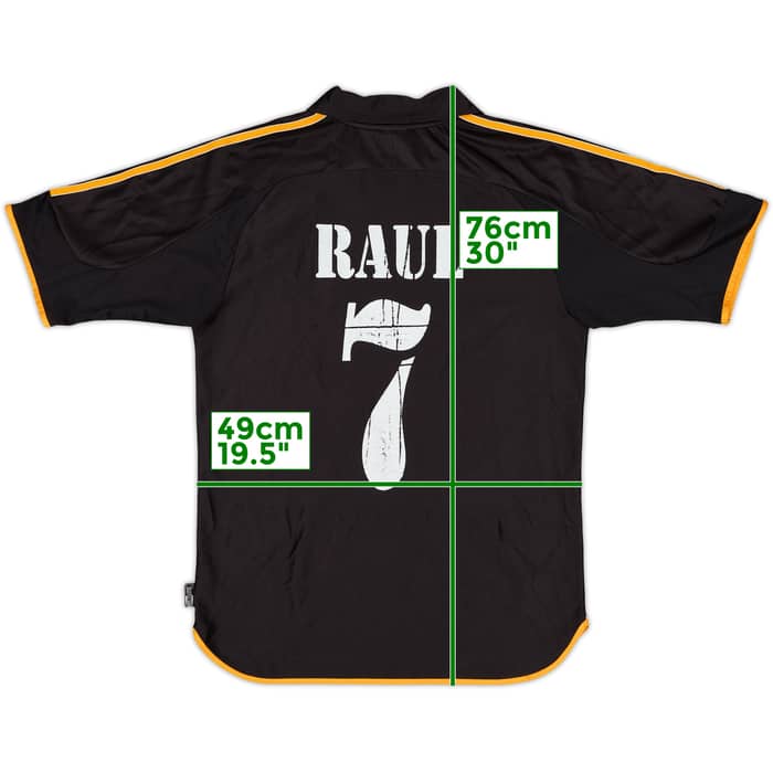 1999-01 Real Madrid Away Shirt Raul #7 - 5/10 - (S)