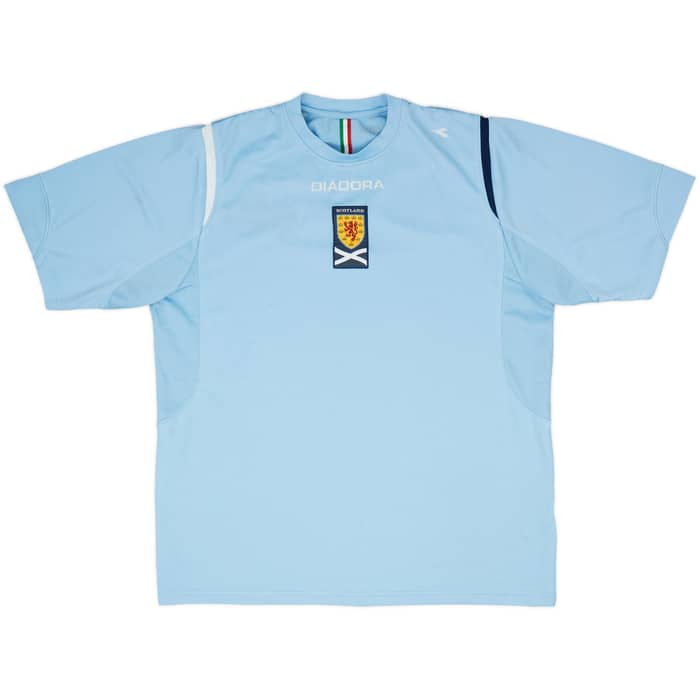 2007-08 Scotland Diadora Training Shirt - 7/10 - (L)