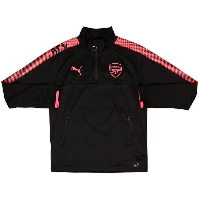 2018-19 Arsenal Puma 1/4 Zip Training Top - 8/10 - (S)