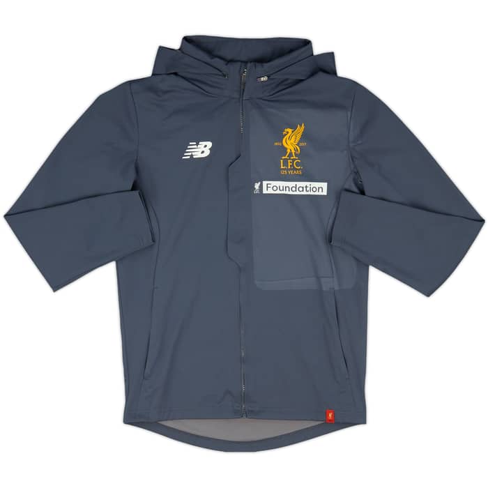 2017-18 Liverpool Foundation New Balance Hooded Track Jacket - 8/10 - (S)