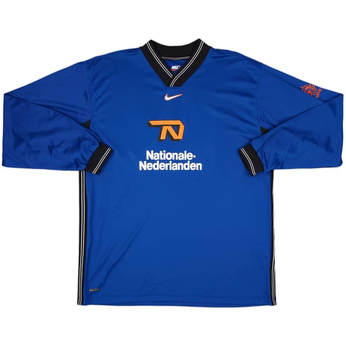 1998-00 Netherlands Nike Player Issue Training L/S Shirt #11 - 7/10 - (XL)