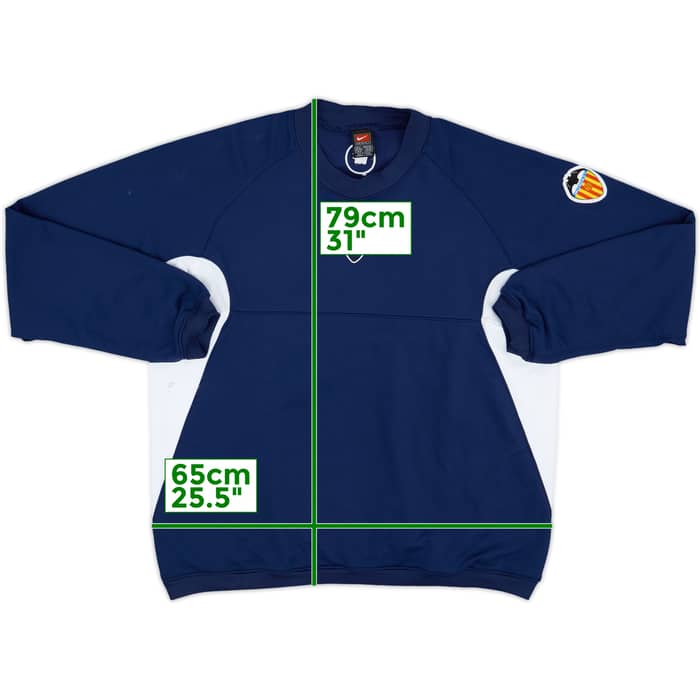 2000-01 Valencia Nike Sweat Top - 6/10 - (XL)