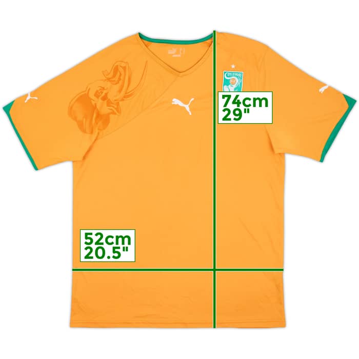 2010-11 Ivory Coast Home Shirt - 8/10 - (L)