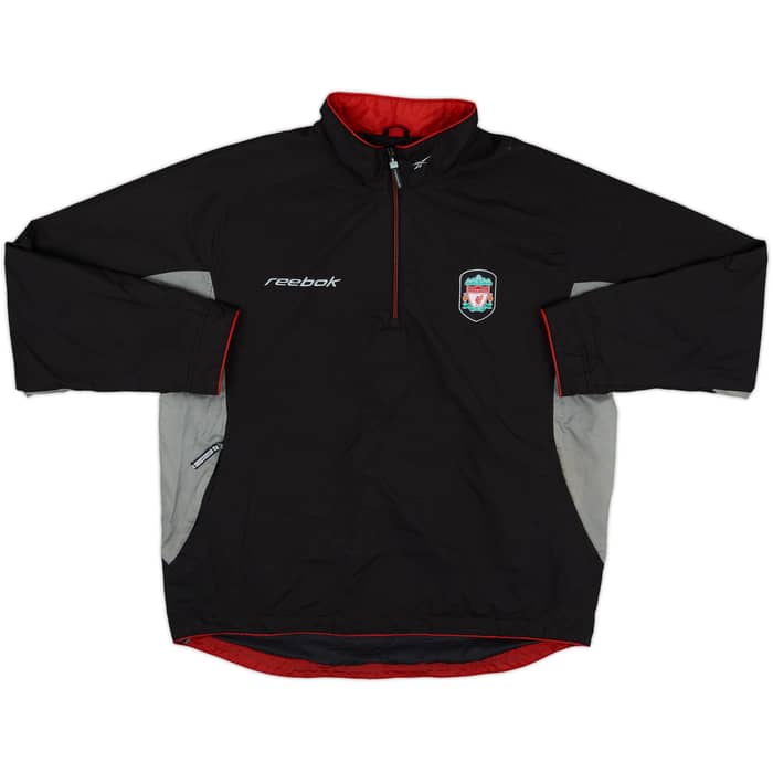 2002-03 Liverpool Reebok 1/4 Zip Training Top - 6/10 - (L)