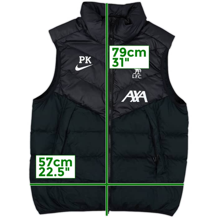 2020-21 Liverpool Staff Issue Nike Padded Gilet PK - 8/10 - (L)