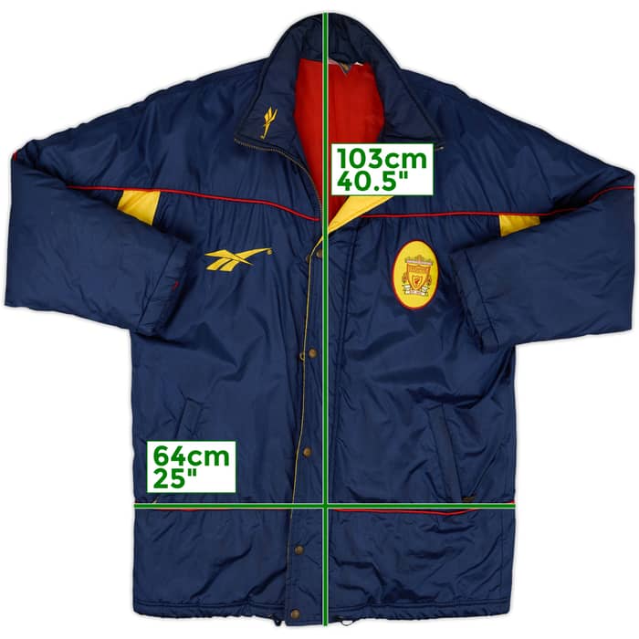 1997-98 Liverpool Reebok Padded Bench Coat - 4/10 - (L)