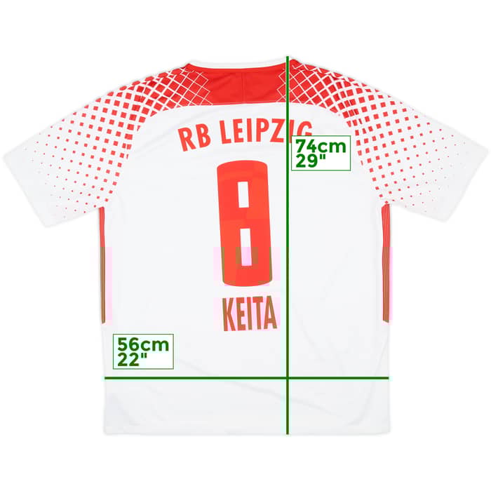 2017-18 RB Leipzig Home Shirt Keita #8 (XL)