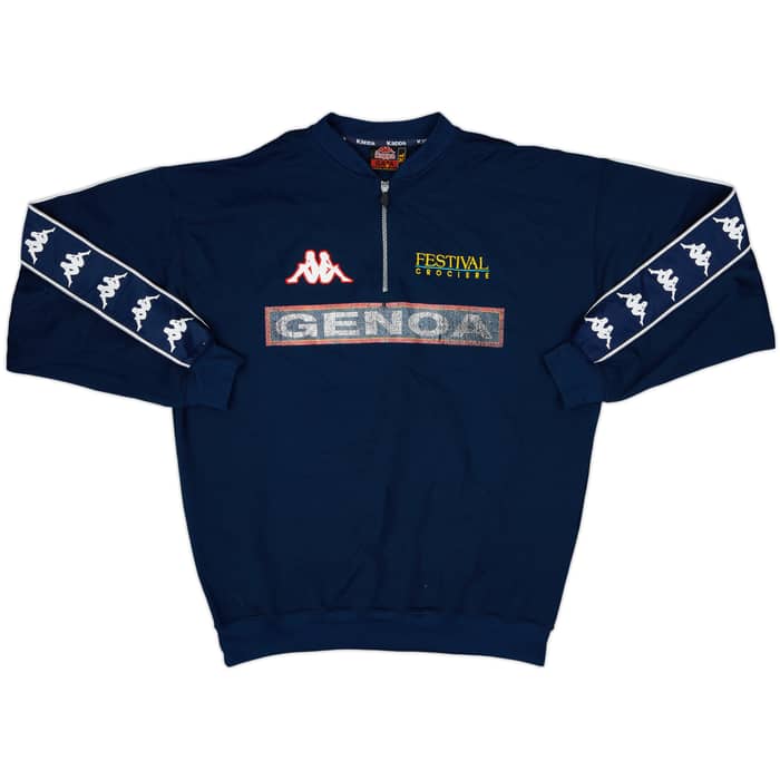 1998-00 Genoa Kappa 1/4 Zip Drill Top - 5/10 - (XL)