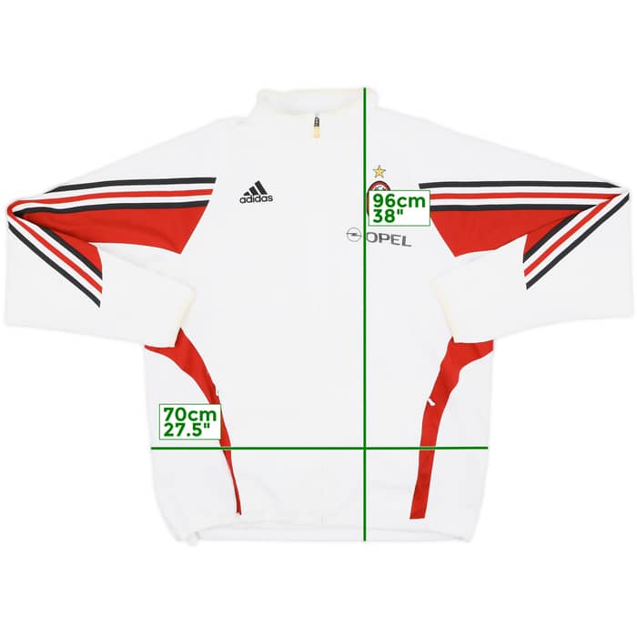 2003-04 AC Milan adidas Track Jacket - 7/10 - (L)