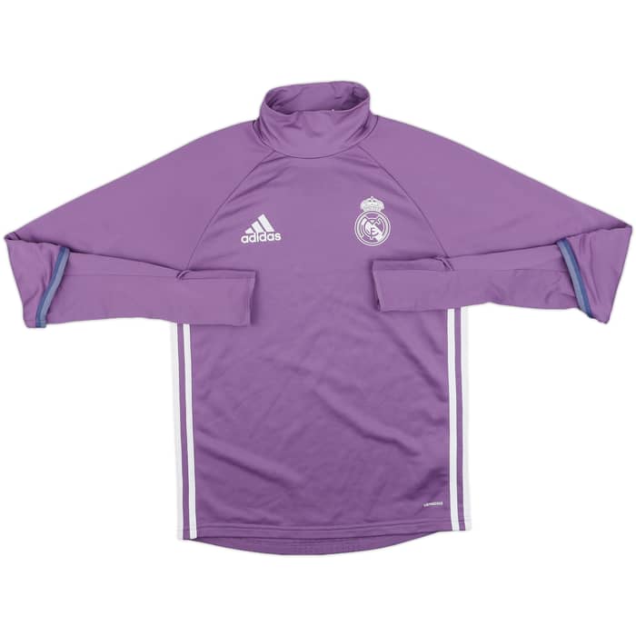 2016-17 Real Madrid adidas Drill Top - 8/10 - (XS)