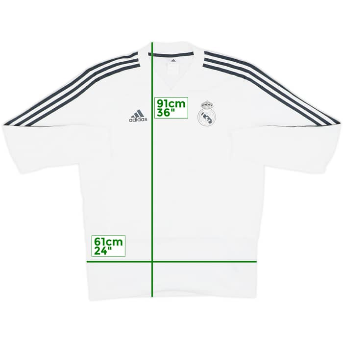 2018-19 Real Madrid adidas Drill Top - 8/10 - (L)