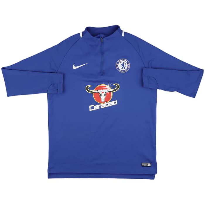 2017-18 Chelsea Nike 1/4 Zip Training Top - 8/10 - (L)