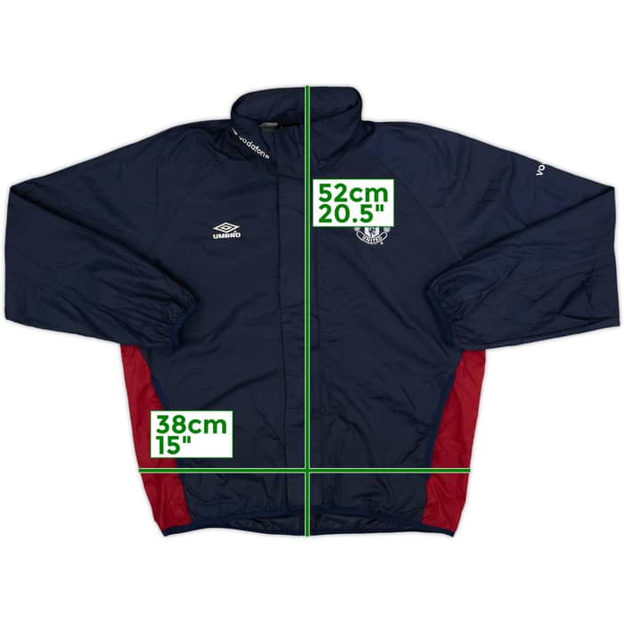 2000-01 Manchester United Umbro Hooded Rain Jacket - 8/10 - (Y)