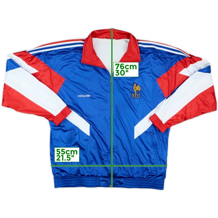 1990-92 France adidas Track Jacket - 6/10 - (XL)