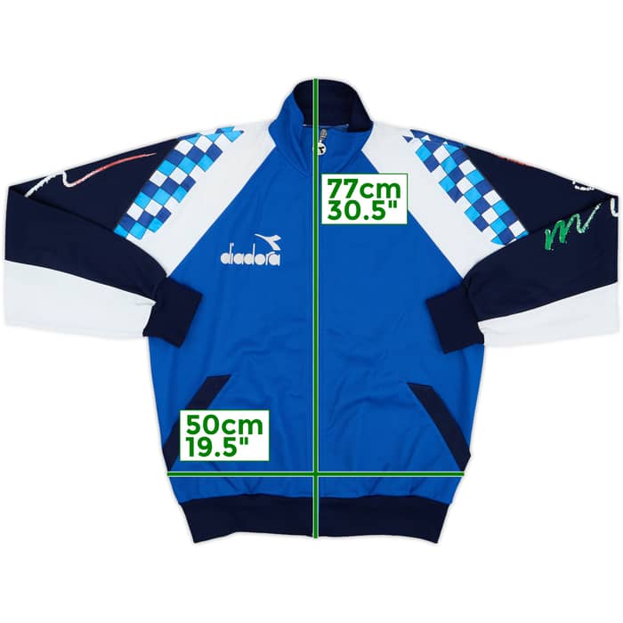 1990 Diadora Template Track Jacket (Italy) - 7/10 - (L)