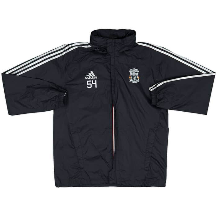2011-12 Liverpool adidas Player Issue Hooded Rain Jacket #54 - 10/10 - (L/XL)