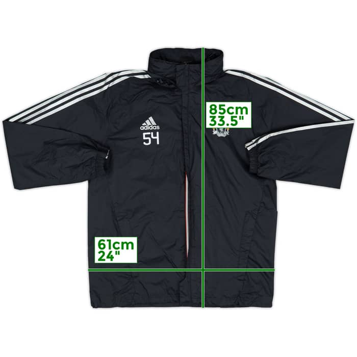 2011-12 Liverpool adidas Player Issue Hooded Rain Jacket #54 - 10/10 - (L/XL)