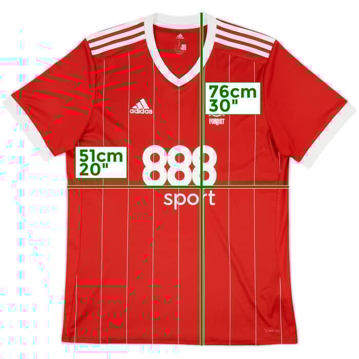 2017-18 Nottingham Forest Home Shirt - 5/10 - (L)