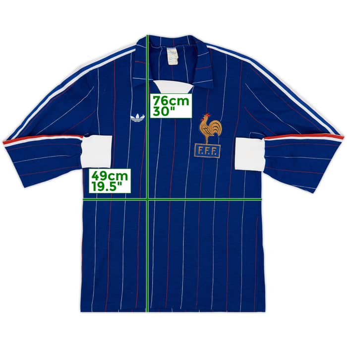 1984-86 France adidas Sweat Top - 7/10 - (M)