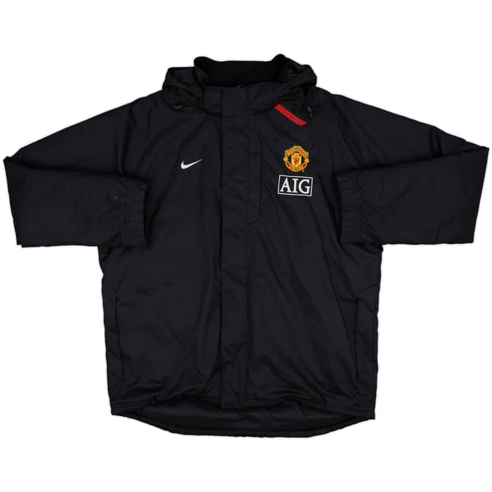 2007-08 Manchester United Nike Padded Bench Coat - 7/10 - (L)