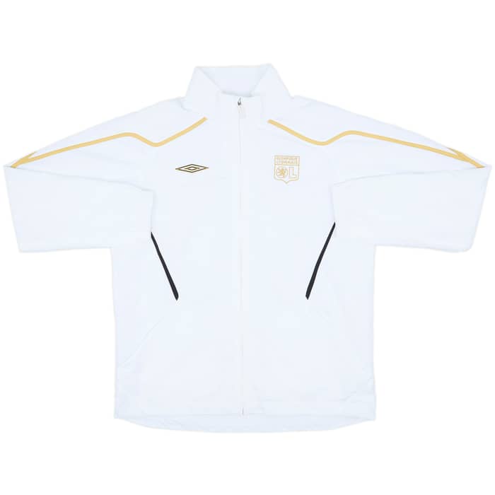 2008-09 Lyon Umbro Hooded Track Jacket - 9/10 - (L)