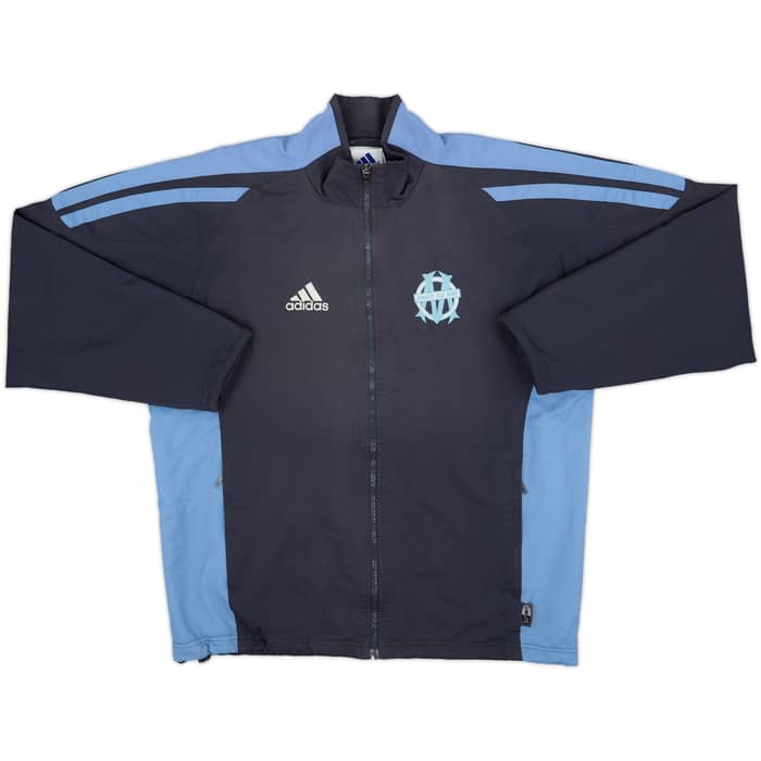 2001-02 Olympique Marseille adidas Track Jacket - 8/10 - (S)