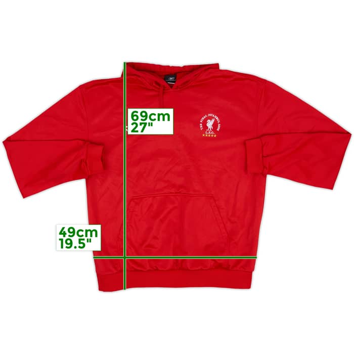 2005 Liverpool Reebok The Final Istanbul Hooded Top - 9/10 - (L)
