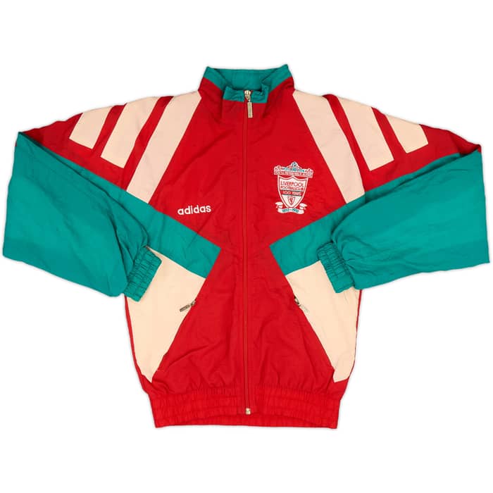 1992-93 Liverpool adidas Track Jacket - 6/10 - (S.Boys)