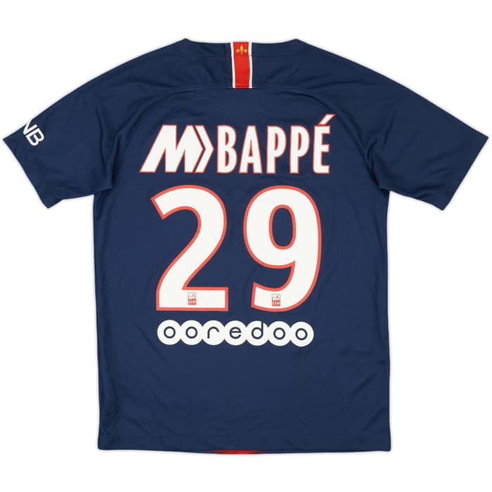 2018-19 Paris Saint-Germain Home Shirt Mbappe #29 - 9/10 - (XL.Boys)