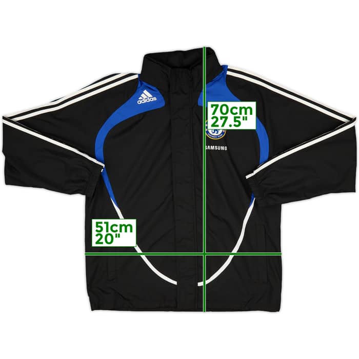 2008-09 Chelsea adidas Padded Bench Coat - 6/10 - (M/L)
