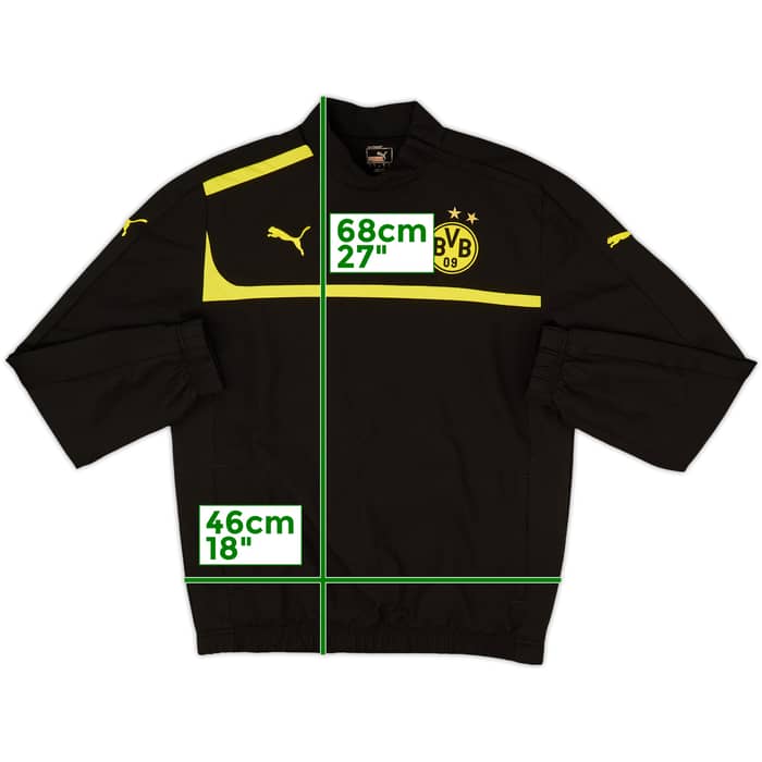 2012-13 Borussia Dortmund Puma 1/4 Zip Sweat Top - 5/10 - (M)