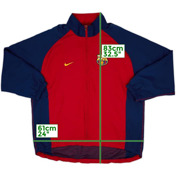 2003-04 Barcelona Nike Track Jacket - 9/10 - (XL)