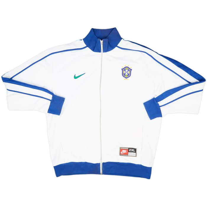 2008-09 Brazil Nike Retro Track Jacket - 9/10 - (XXL)