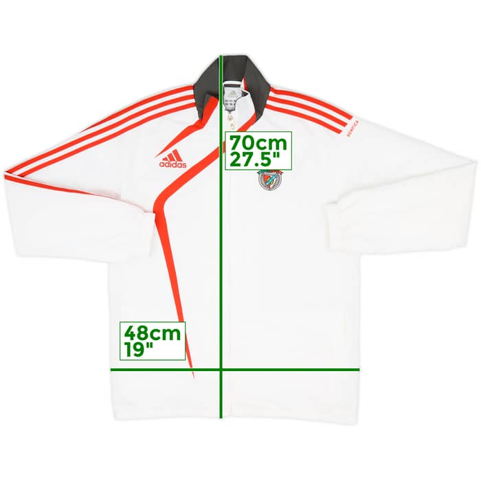 2009-10 Benfica adidas Track Jacket - 9/10 - (M)