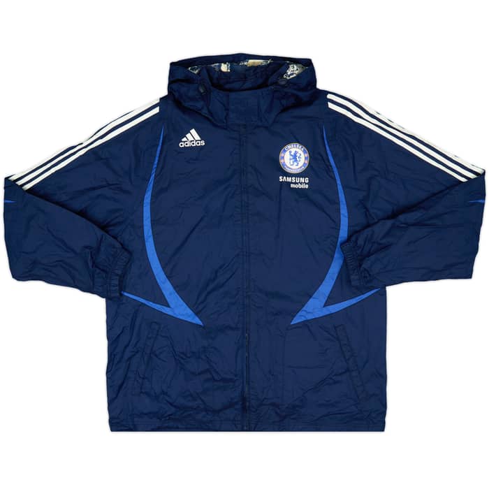 2007-08 Chelsea adidas Hooded Rain Jacket - 5/10 - (XL)