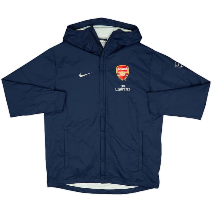 2009-10 Arsenal Nike Hooded Rain Coat - 7/10 - (M)