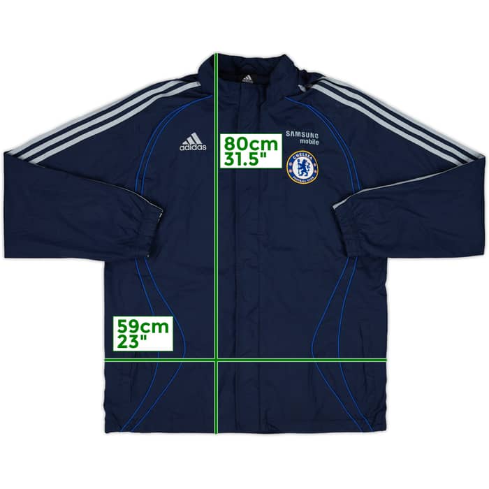 2006-07 Chelsea adidas Hooded Rain Jacket - 6/10 - (M)