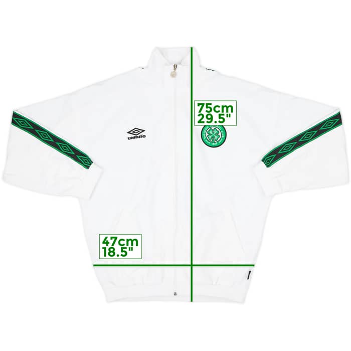 1994-95 Celtic Umbro Track Jacket - 9/10 - (S)