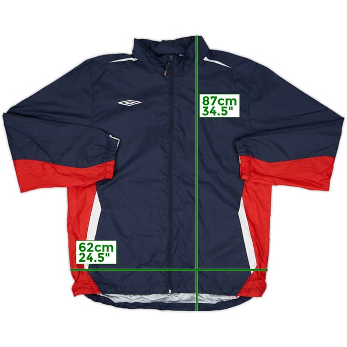 2007-09 England Umbro Hooded Rain Jacket - 7/10 - (XXL)