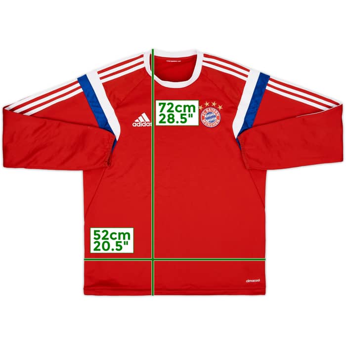 2014-15 Bayern Munich adidas Sweat Top - 6/10 - (L)