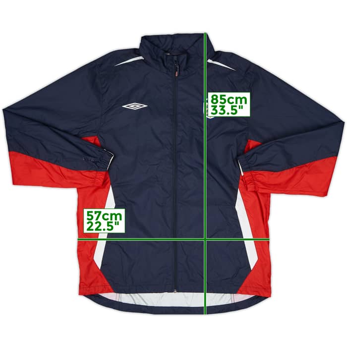 2007-09 England Umbro Hooded Rain Jacket - 7/10 - (L)