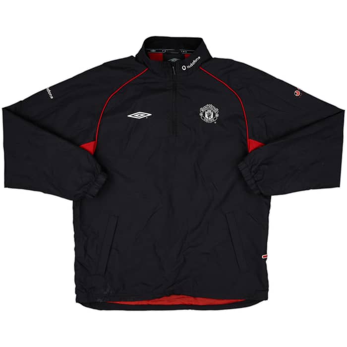2000-01 Manchester United Umbro 1/4 Zip Track Jacket - 6/10 - (M)