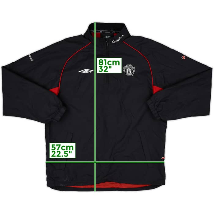 2000-01 Manchester United Umbro 1/4 Zip Track Jacket - 6/10 - (M)