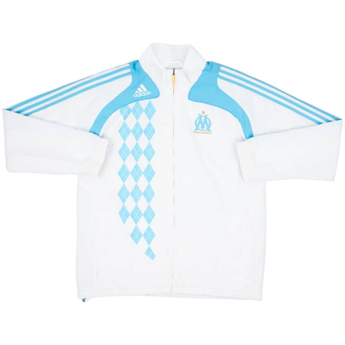 2008-09 Olympique Marseille adidas Track Jacket - 9/10 - (L)