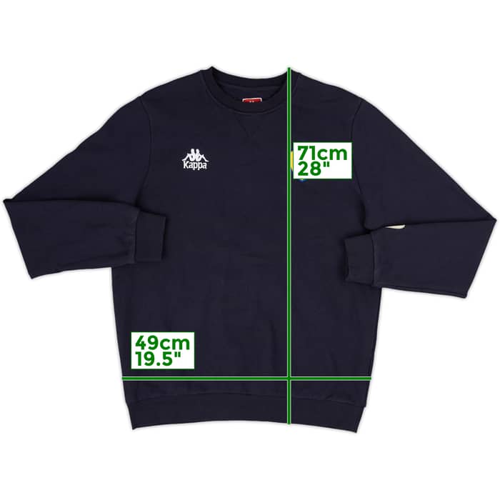 2015-16 Leeds United Kappa Sweat Top - 8/10 - (L)