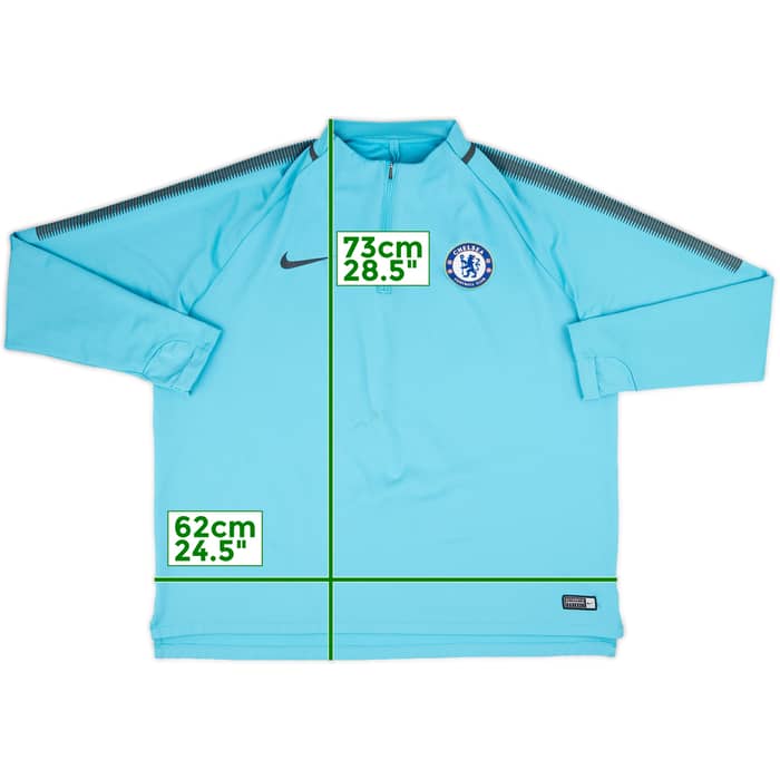 2017-18 Chelsea adidas 1/4 Zip Drill Top - 5/10 - (XL)